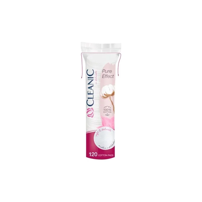 Pure Effect Cosmetic Pads Round 120 Pcs