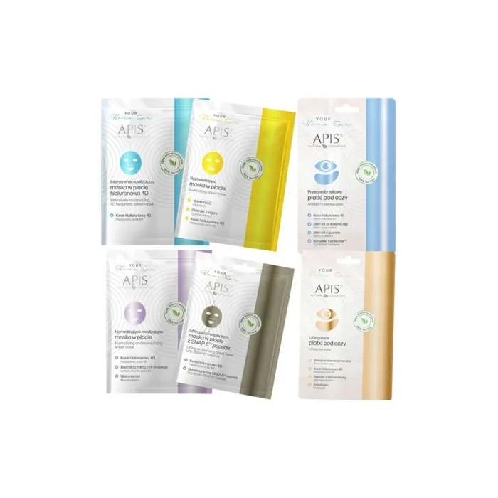 Apis Sheet Masks & Eye Pads Anti-Wrinkle Hydrating Normalizing Anti-Puffiness