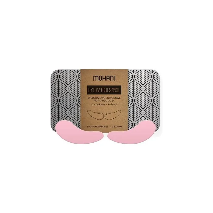Mohani Reusable Silicone Eye Pads Pink 2 Pieces