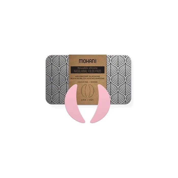 Reusable Silicone Nasolabial Groove Pads Pink Moha