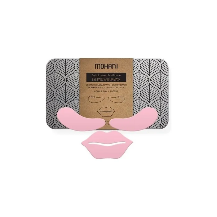 Reusable Silicone Eye Pads And Lip Masks Set