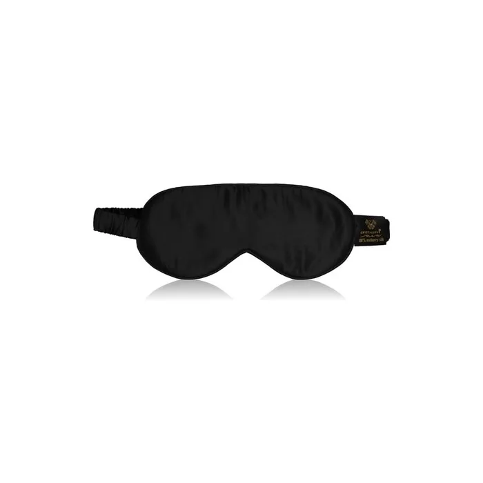 Crystallove Silk Eye Mask Black 1 Pc