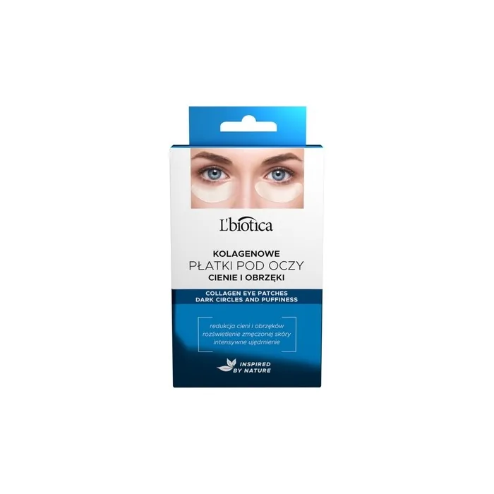 L'Biotica Collagen Eye Patches Reducing Dark Circles And Puffiness - 6 Pieces