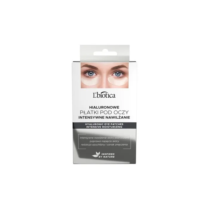 L'Biotica Hyaluronic Eye Patches Intensively Moisturizing - 6 Pieces