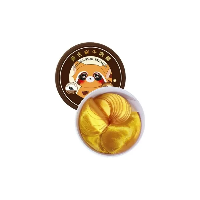 Sersanlove Golden Snail Hydrogel Eye Patches With Hyaluronic Acid And Natural Extracts - 60 Pieces