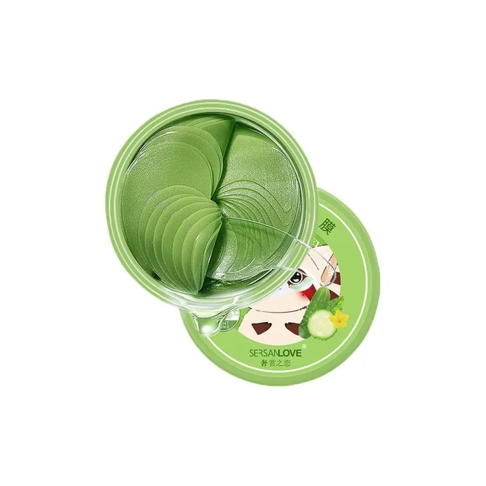 Sersanlove Eye Gel Mask Hydrogel Eye Patches Cucumber 60 Pieces