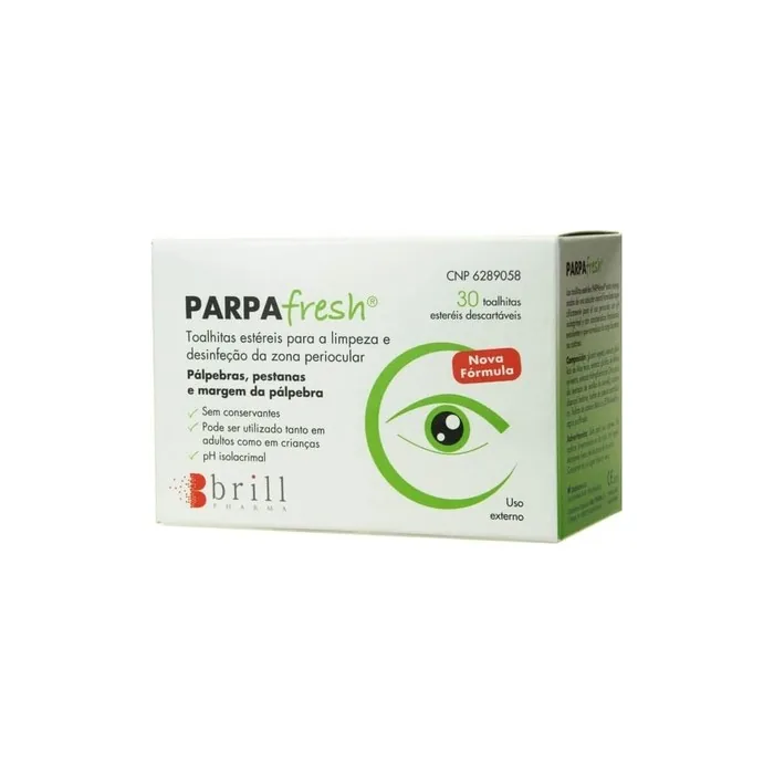 Parpafresh Eyelid Wipes 30 Units