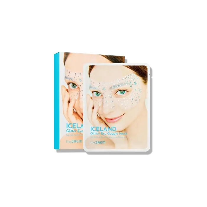 Thesaem Iceland Glitter Eye Goggle Mask - Refreshing & Hydrating Korean Eye Mask