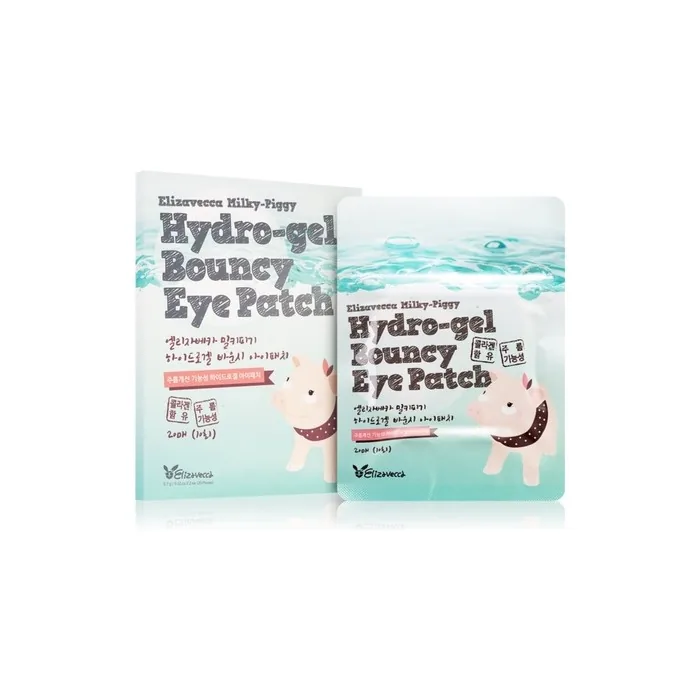 Elizavecca Hydro-gel Bouncy Eye Patch - 20 pcs, Regenerating and Moisturizing Eye Contour Mask