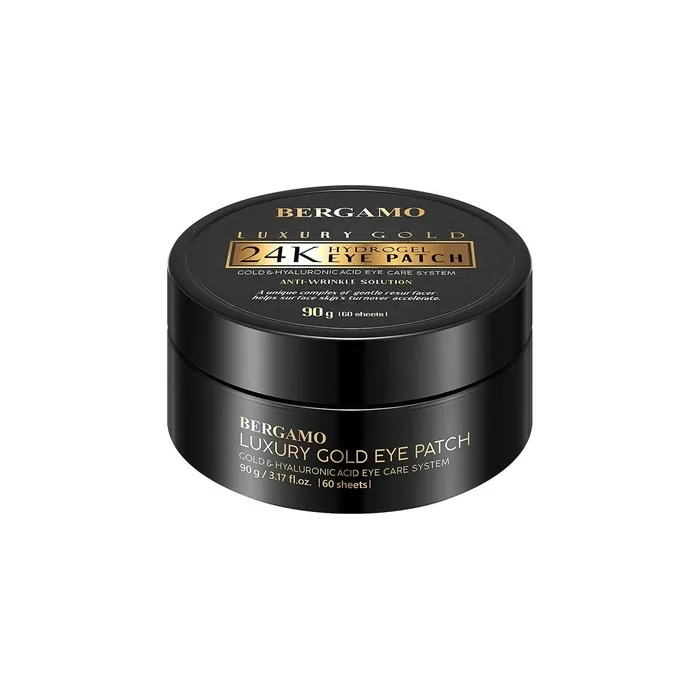 Bergamo Luxury Gold Hydrogel Eye Patches 60 Pieces