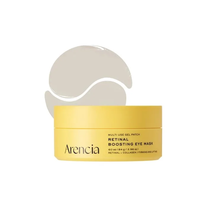 Arencia Retinal Boosting Eye Mask Hydrogel Under Eye Patches with Peptides