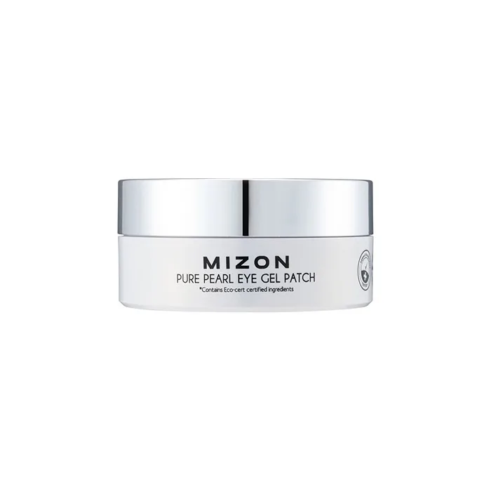 Mizon Premium Eye Hydrogel Mask With White Pearl And Diamond 60 Pieces X 14 Grams For Wrinkles And Skin Lightening
