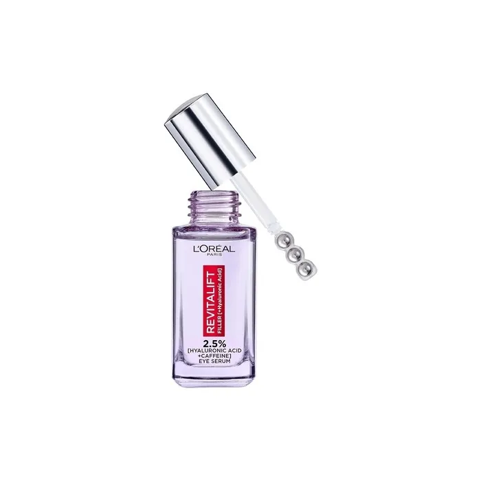 L'Oréal Paris Hyaluronic Acid and Caffeine Eye Serum Revitalift Filler 20ml