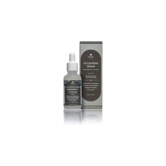 Nature Spell Face and Eye Serum with 5% Caffeine