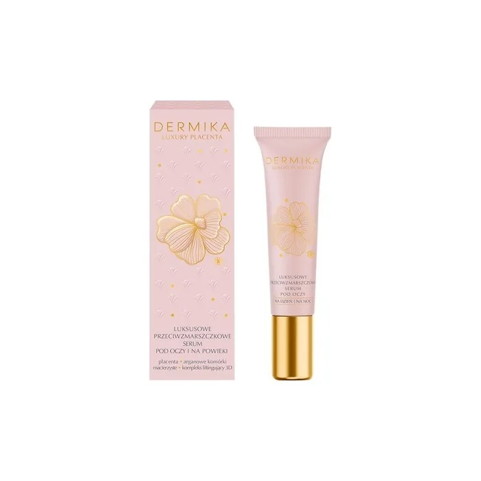 Dermicaluxury Placenta Luxury Antiwrinkle Eye And Eyelid Serum For Day And Night 50ml
