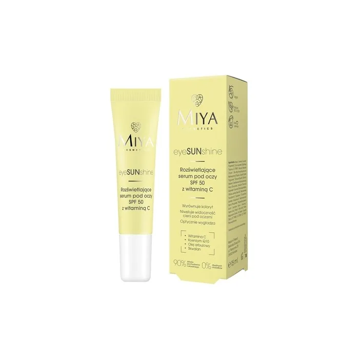 Miya Eyesunshine Illuminating Eye Serum Spf 50 15ml - Brightening Eye Care