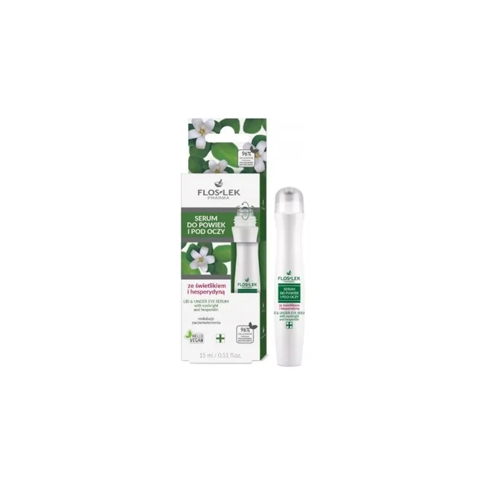 Floslek Pharma Eye And Under Eye Serum With Eyebright And Hesperidin 15 Ml