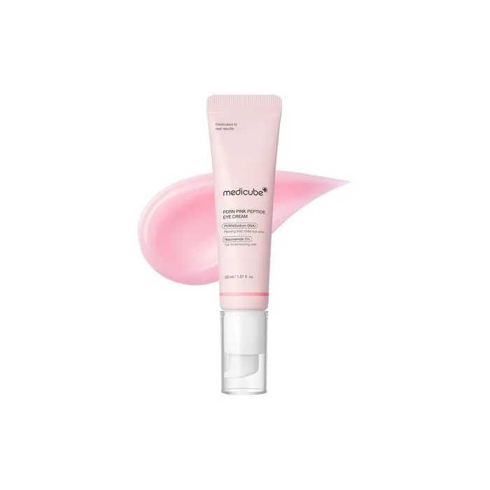 Medicube Salmon DNA PDRN Pink Peptide Eye Serum with Niacinamide and 99% Purity