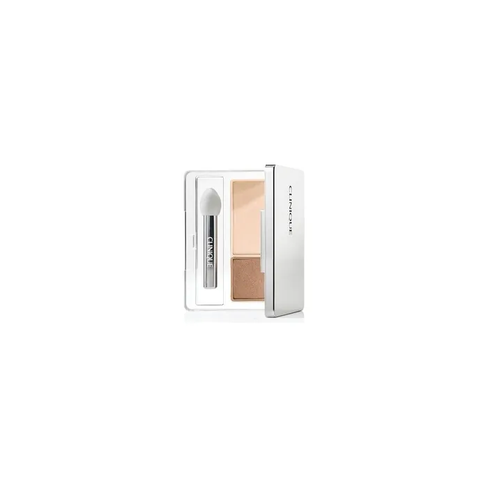Clinique All About Shadow Duo Eye Shadow Makeup Safe For Sensitive Eyes Ak Ivory Bisque Bronze Satin Shimmer