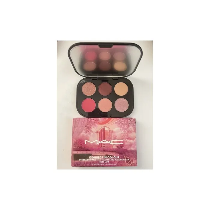 MAC Connect In Color Eye Shadow Palette Rose Lens - New BNIB