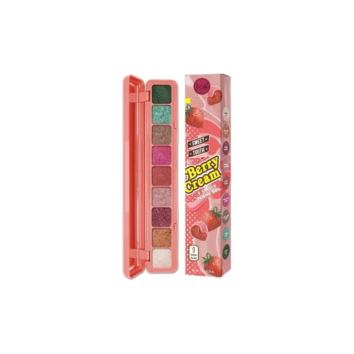 J.Cat Beauty Sweet Tooth 9 Shadow Palette - Berry Cream