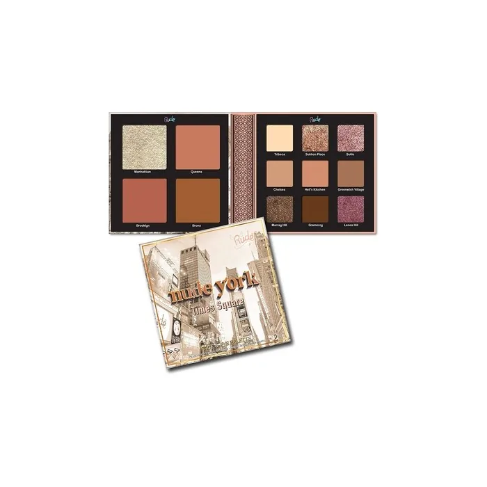 Rude Nude York Face & Eye Palette