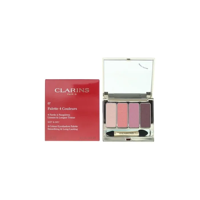 Clarins 4 Colour Wet & Dry Eyeshadow Palette No07 Lovely Rose 69g