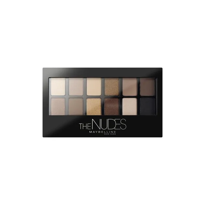 Maybelline The Nudes Eyeshadow Palette - 12 Shades, 9.6g