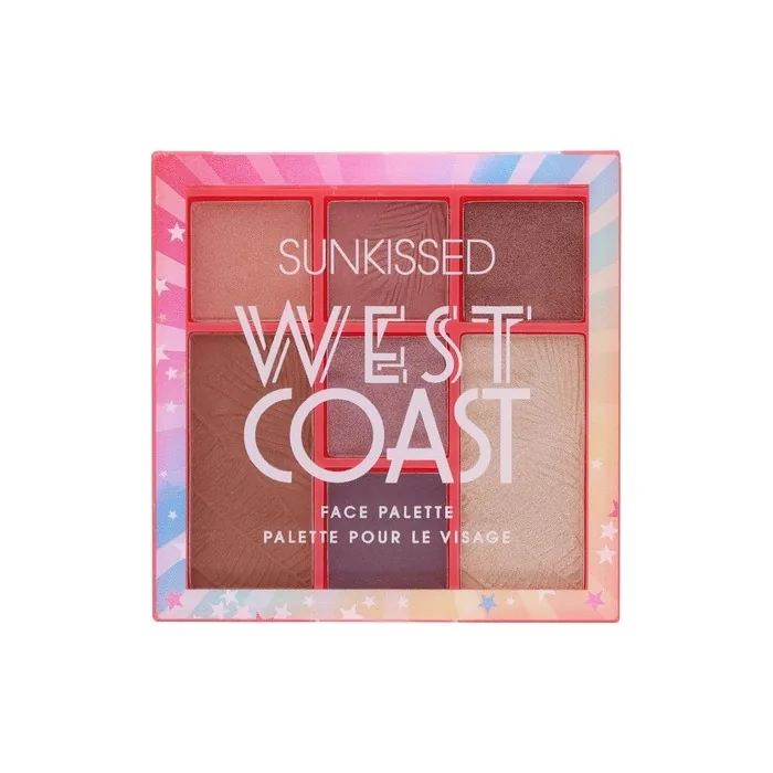 Sunkissed West Coast Face and Eye Palette with 7 Shades