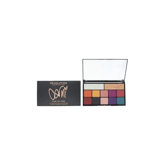 Revolution Carmi Kiss Of Fire Makeup Palette 10 X 2g 2 X 35g