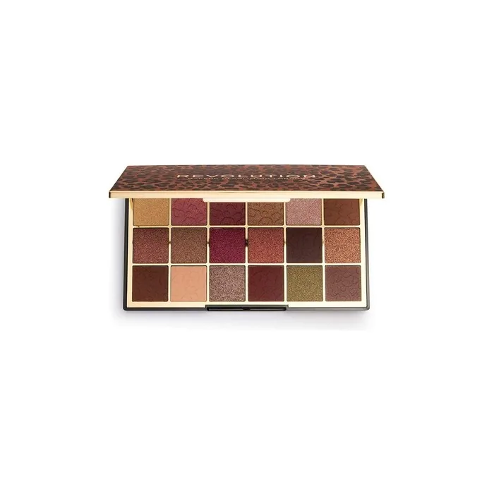 MakeUp Revolution Wild Animal Courage Palette 18g - Brown, Copper, and Burgundy Shades