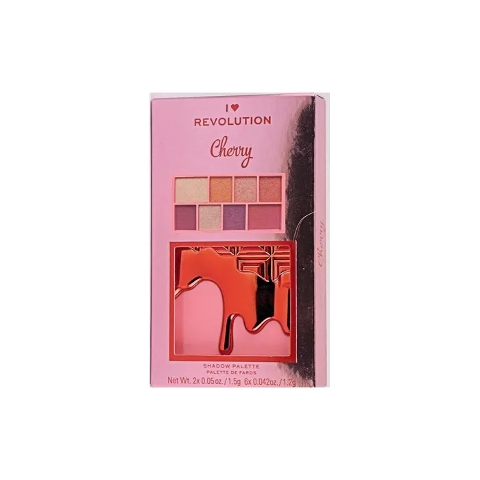 I Heart Revolution Chocolate Mini Eyeshadow Palette Cherry 2.7g