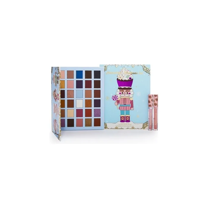 I Heart Revolution Christmas Nutcracker Makeup Set - Includes Pan Nutcracker Shadow Palette 30x0.9g And Nutcracker Lip Glosses 2x2.5ml