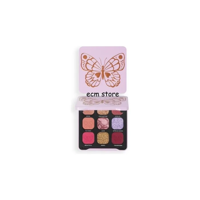 Revolution Butterfly Wonderland 9 Eye Shades Palette with Mirror
