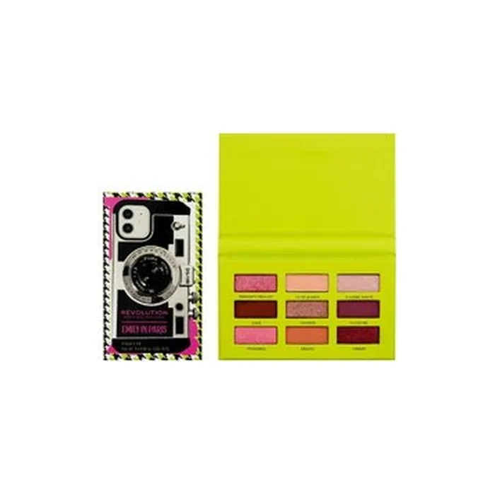 Makeup Revolution Emily In Paris Camera Queen Eyeshadow Palette 63 Grams