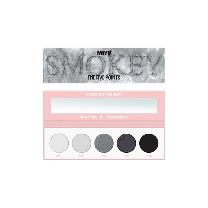 Miyo The Five Points Smokey Eyeshadow Palette 02 65g