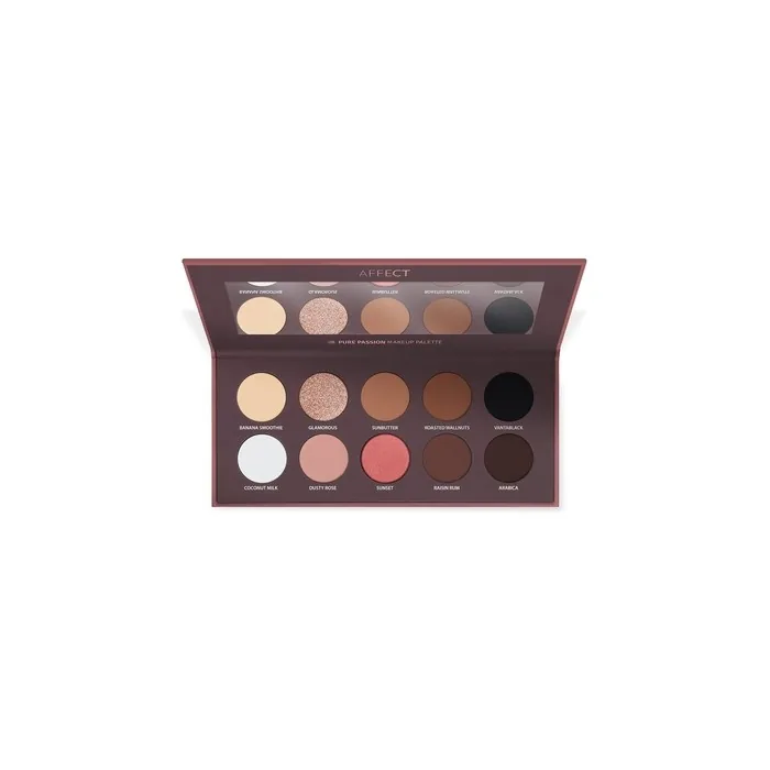 Affect Pure Passion Pressed Eyeshadow Palette - 10 Shades, 2-2.5g Each