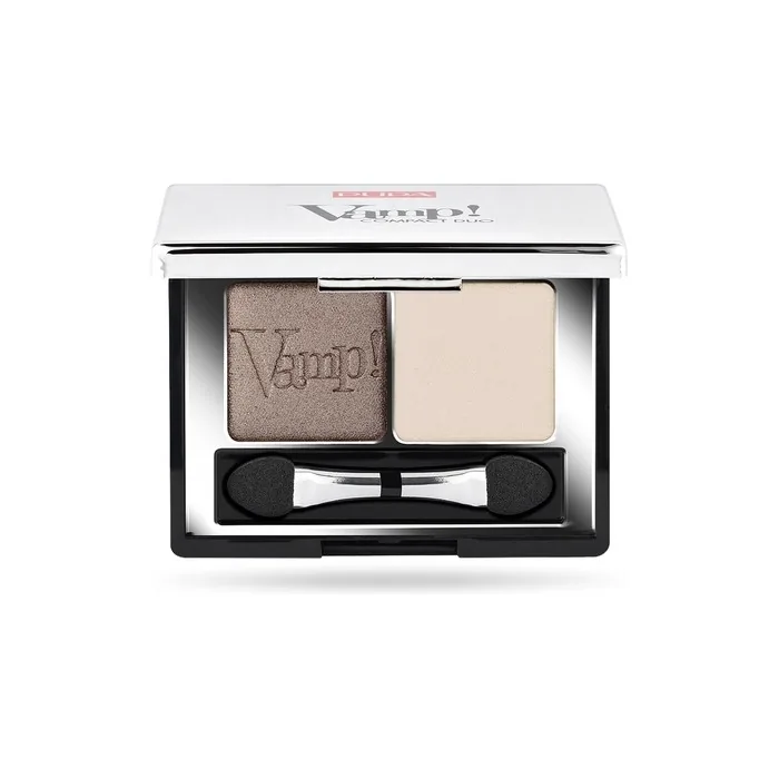 Pupa Milano Vamp! Compact Duo Eyeshadow 006 Brown Vanilla for Women 0.078 Oz