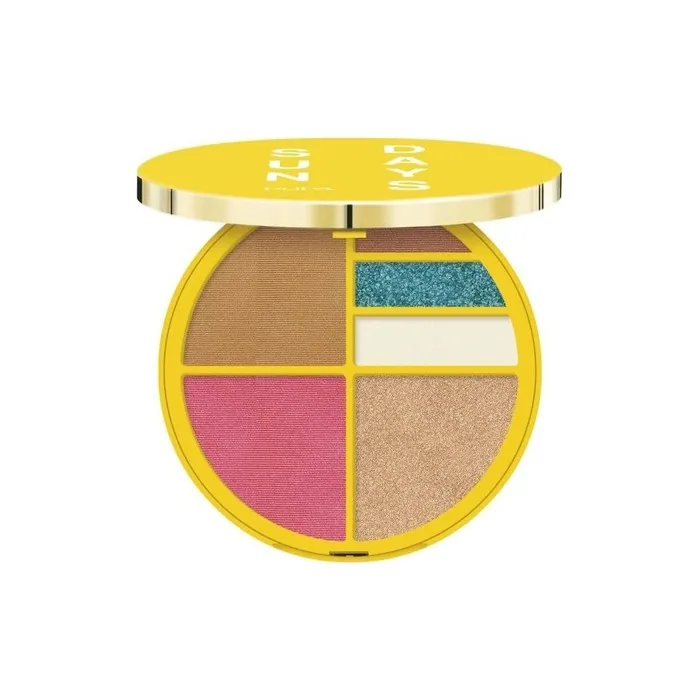 Pupa Sun Days Face & Eyes Waterproof Palette 001 Sunrise