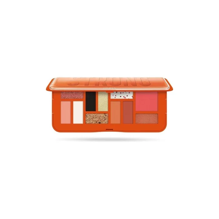 Pupa Strong Cosmetic Bag 004 Orange Face and Eye Palette 12g
