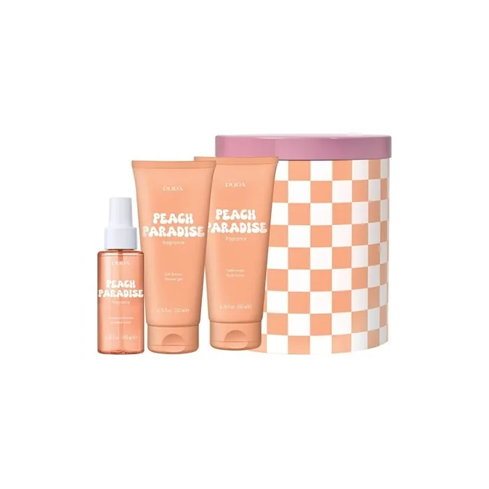 Pupa Milano Peach Paradise Happy Box Kit Gift Set 4