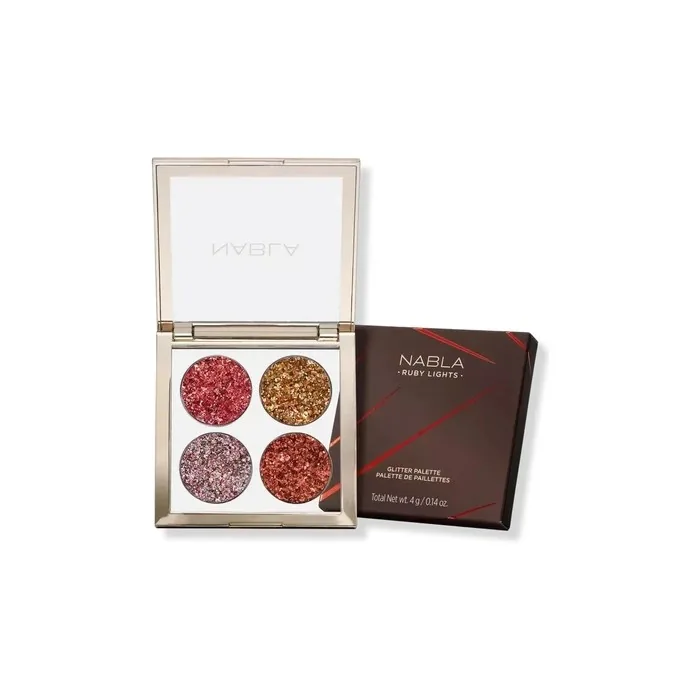 Nabla Ruby Lights Glitter Palette New In Box