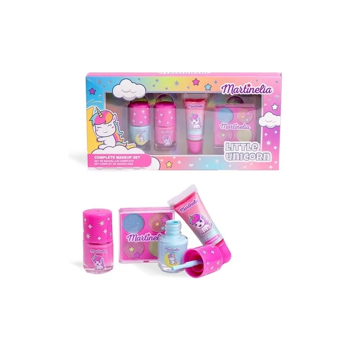 Martinelia Unicorn Complete Makeup Set with 2 Paints and 4 Eyeshadows