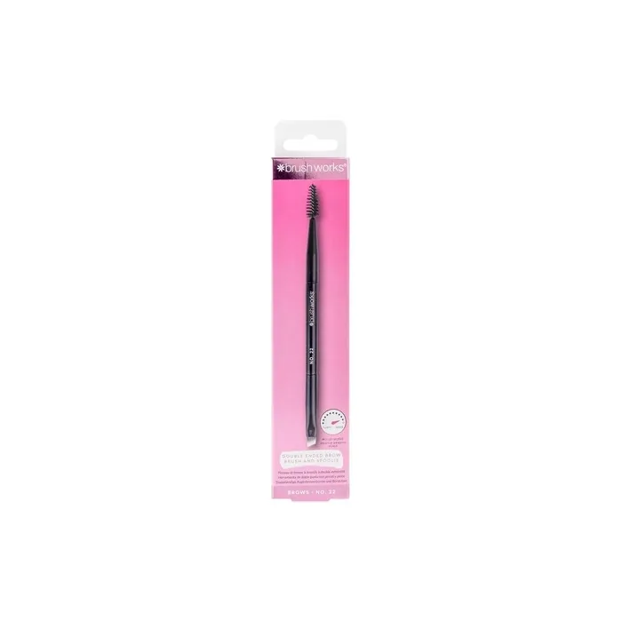 Brushworks No. 22 Double Ended Brow Brush and Spoolie
