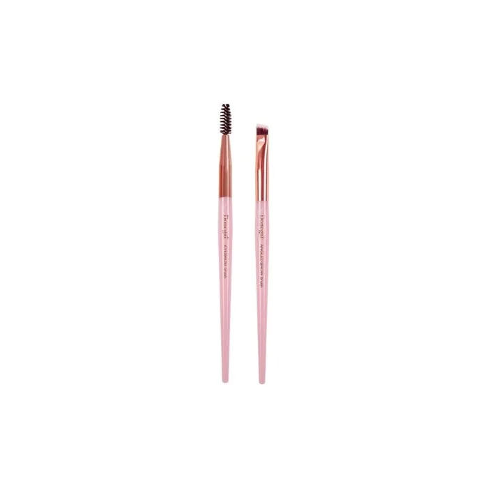 Donegalset Mineral Pink Eyebrow Brush And Eyebrow Comb