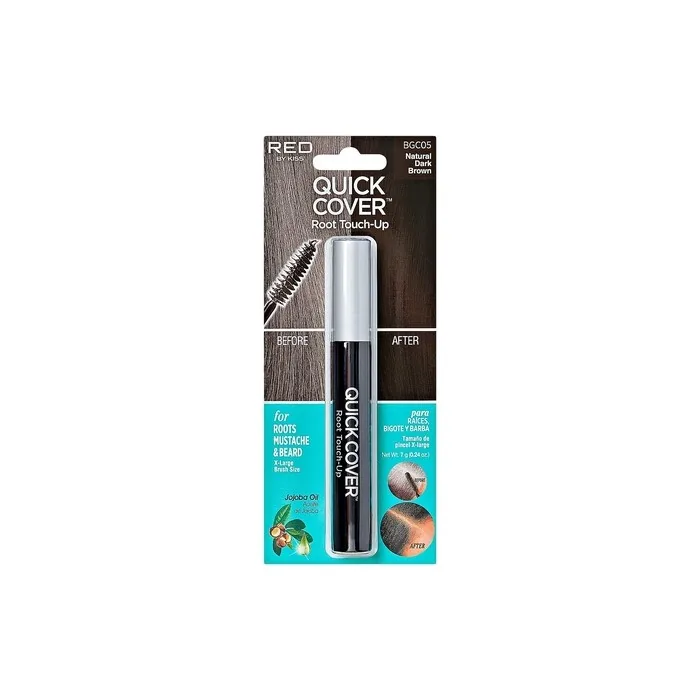 Kiss Quick Cover Brushin Color Touch Up Natural Dark Brown