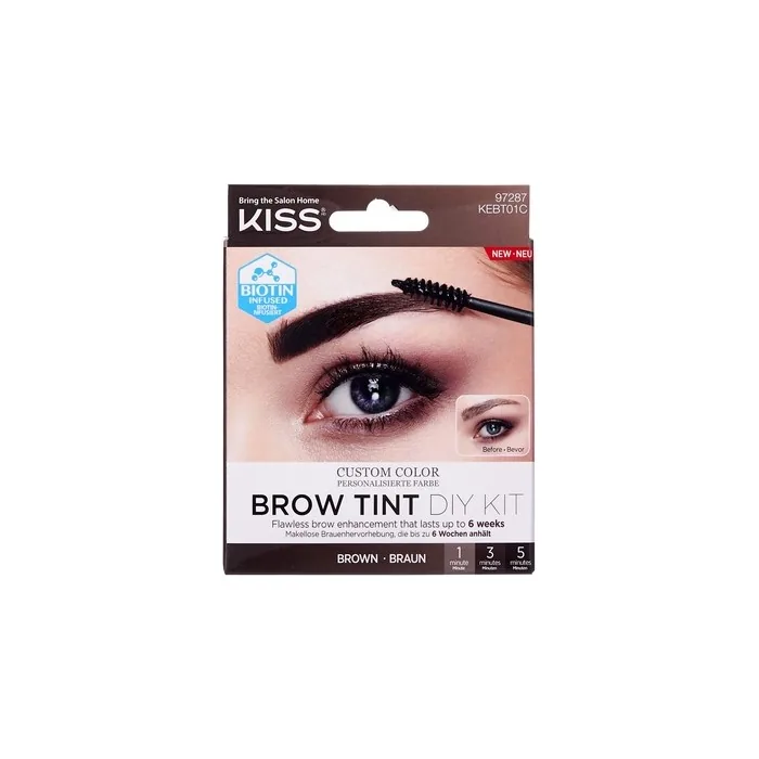 Kiss Brow Tint Kit Brown