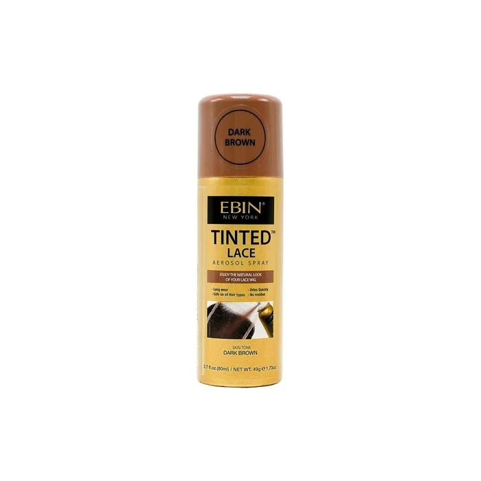 EBIN Tinted Lace Spray Dark Brown 80ml
