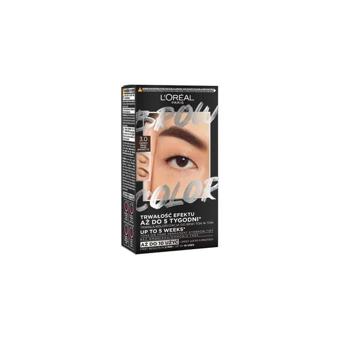 L'Oreal Brow Color Eyebrow Coloring Set 3.0 Dark Brunette