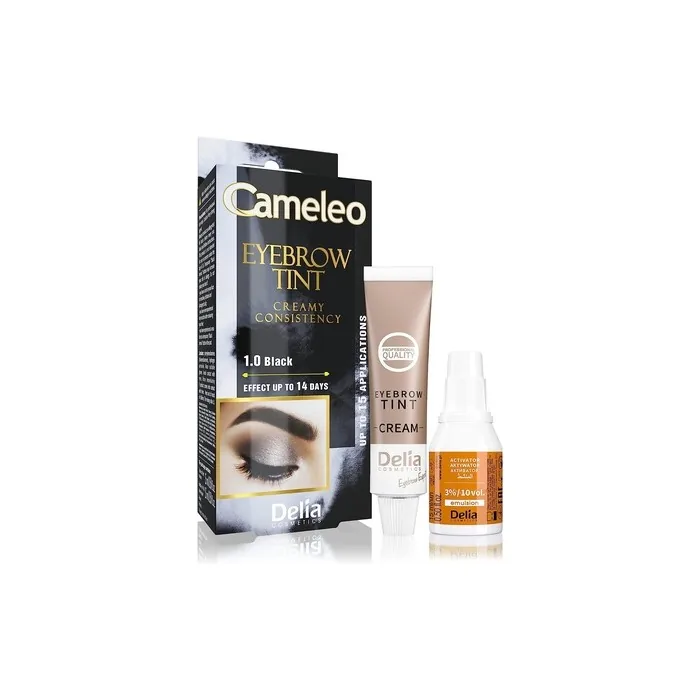 Cameleo Black Eyebrow Tint Creamy Long Lasting Color 15ml